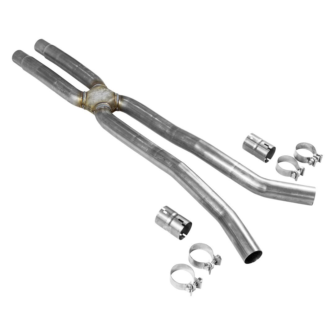 Flowmaster Exhaust Crossover Pipe, Scavenger Series ® X Pipe, Stainless Steel, 2-1/2 Inch Pipe Diameter, Witout Converters – 817817