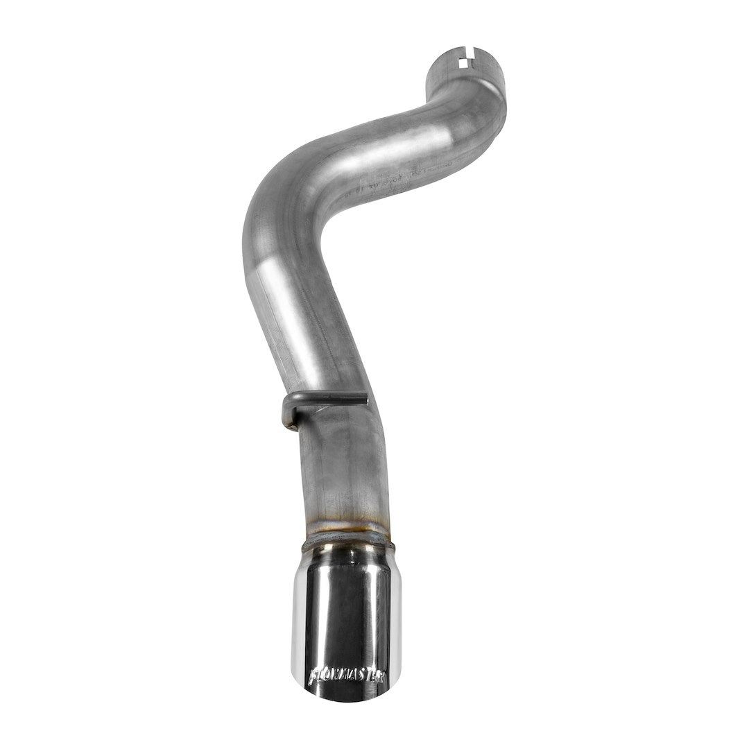 Flowmaster Exhaust System Kit, American Thunder ® Axle Back System, 409S Stainless Steel, Without Muffler, 2-1/2 Inch Pipe Diameter – 817837