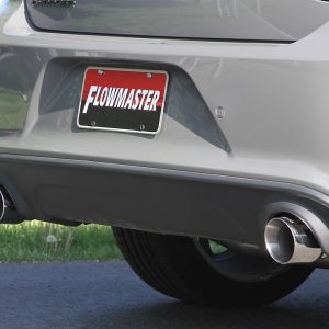 Flowmaster Exhaust System Kit, Outlaw ™ Cat Back System, Stainless Steel, With Mufflers, 3 Inch Diameter Pipe, Dual Exhaust with Dual Exit – 817845