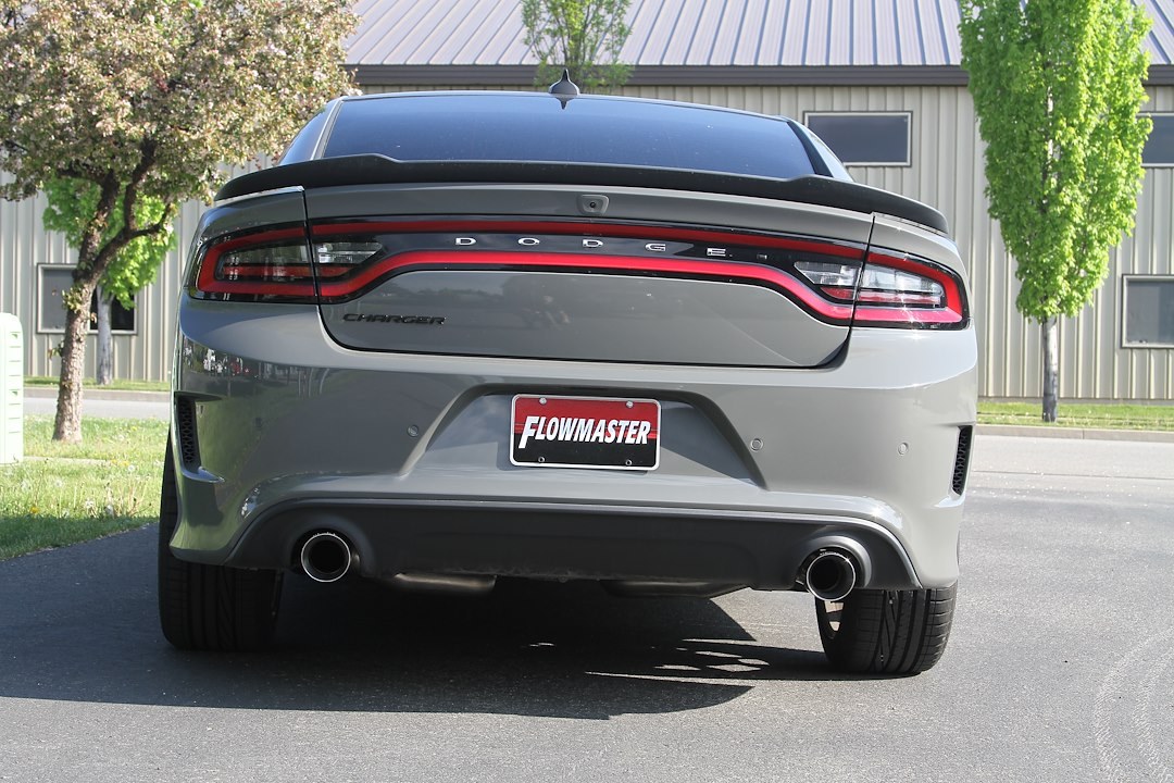 Flowmaster Exhaust System Kit, Outlaw ™ Cat Back System, Stainless Steel, With Mufflers, 3 Inch Diameter Pipe, Dual Exhaust with Dual Exit – 817845