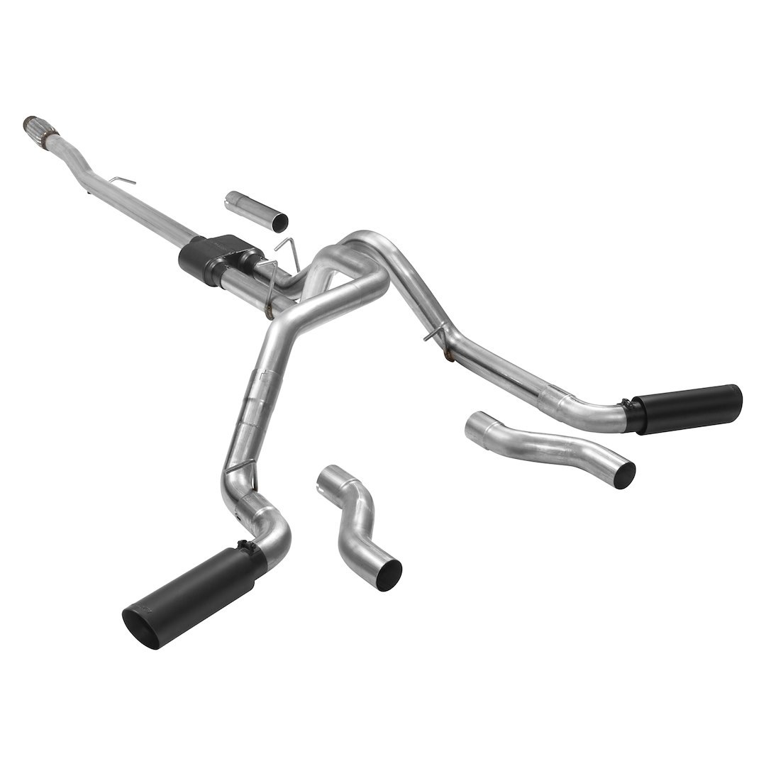 Flowmaster Exhaust System Kit, Outlaw ™ Cat Back System, Stainless Steel, With Super 10 Series Muffler, 3 Inch Pipe Diameter – 817854