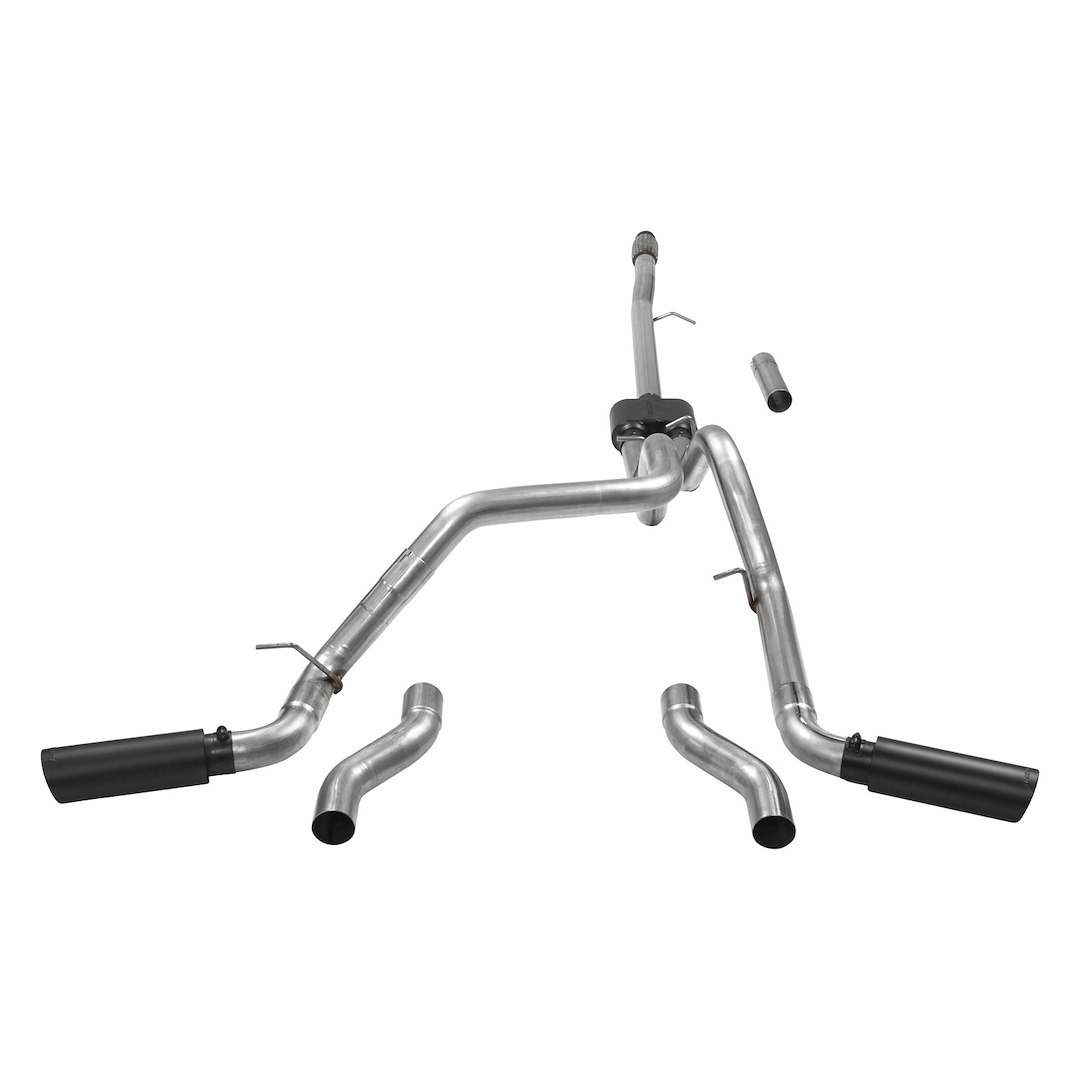 Flowmaster Exhaust System Kit, Outlaw ™ Cat Back System, Stainless Steel, With Super 10 Series Muffler, 3 Inch Pipe Diameter – 817854