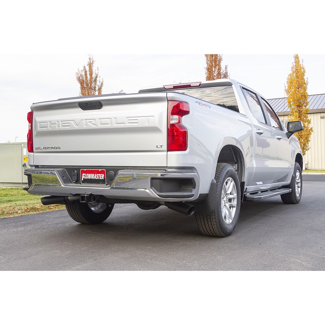 Flowmaster Exhaust System Kit, Outlaw ™ Cat Back System, Stainless Steel, With Super 10 Series Muffler, 3 Inch Pipe Diameter – 817854