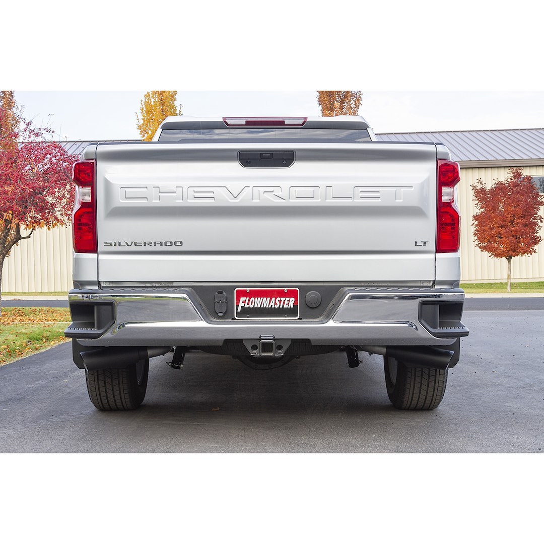 Flowmaster Exhaust System Kit, Outlaw ™ Cat Back System, Stainless Steel, With Super 10 Series Muffler, 3 Inch Pipe Diameter – 817854