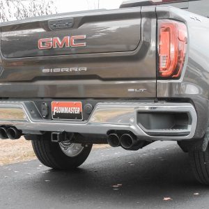 Flowmaster Exhaust System Kit, American Thunder ® Cat Back System, Stainless Steel, With Muffler, 3-1/2 Inch Pipe Diameter – 817891