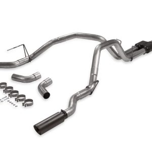 Flowmaster Exhaust System Kit, Outlaw ® Cat-Back System, 409S Stainless Steel, With Muffler, 3 Inch Pipe Diameter – 817936