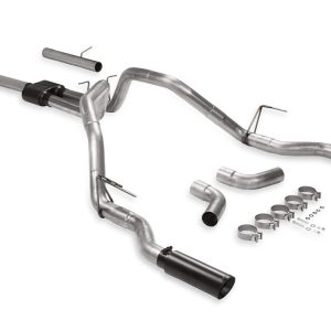 Flowmaster Exhaust System Kit, Outlaw ® Cat-Back System, 409S Stainless Steel, With Muffler, 3 Inch Pipe Diameter – 817936