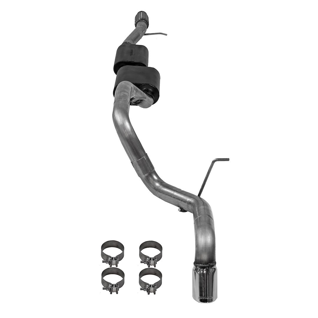 Flowmaster Exhaust System Kit, Force II ® Cat Back System, 409S Stainless Steel, With Muffler, 3 Inch Pipe Diameter – 817949