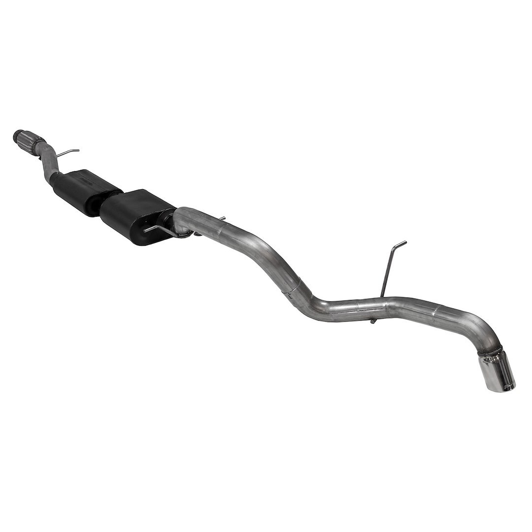 Flowmaster Exhaust System Kit, Force II ® Cat Back System, 409S Stainless Steel, With Muffler, 3 Inch Pipe Diameter – 817949