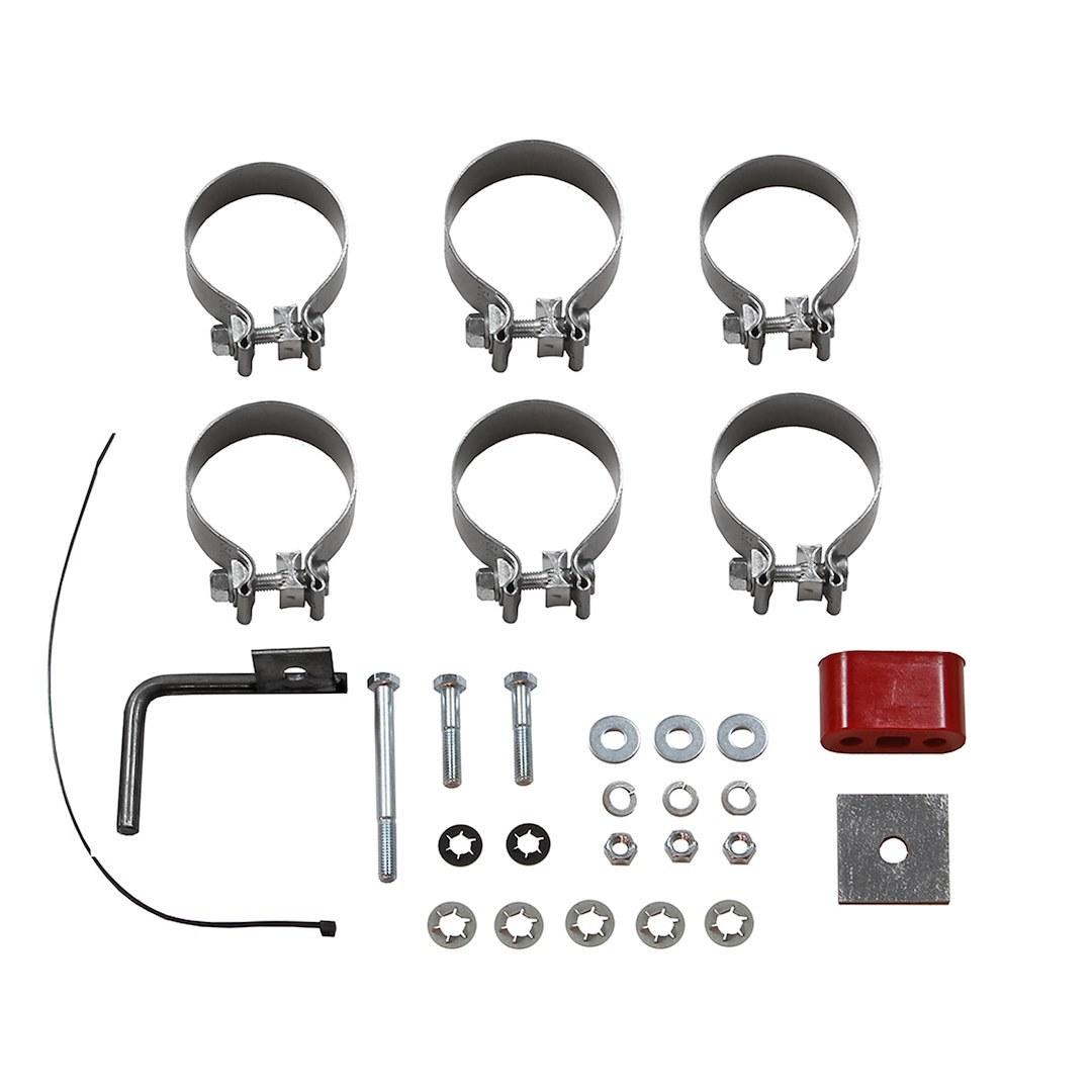 Flowmaster Exhaust System Kit, Outlaw ® Cat-Back System, Stainless Steel, With Muffler, 3 Inch Pipe Diameter, Single Exhaust with Dual Exit – 818112