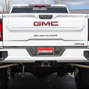 Flowmaster Exhaust System Kit, Outlaw ® Cat-Back System, Stainless Steel, With Muffler, 3 Inch Pipe Diameter, Single Exhaust with Dual Exit – 818112