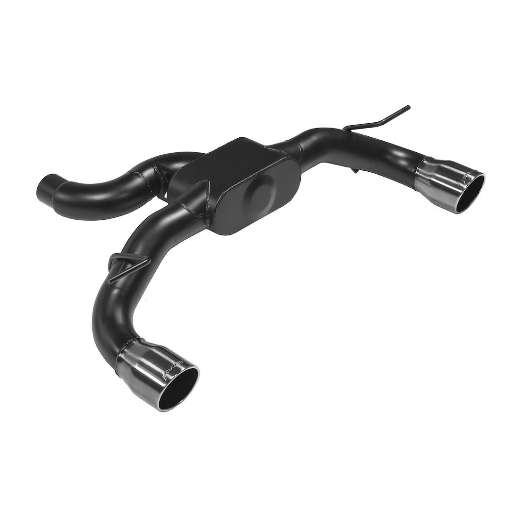 Flowmaster Exhaust System Kit, Outlaw Axle Back System, Stainless Steel, With Muffler, 3 Inch Pipe Diameter, Single Exhaust with Dual Exit – 818120