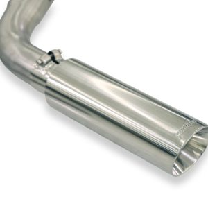 Flowmaster Exhaust System Kit, American Thunder ® Cat Back System, 409 Stainless Steel, With Mufflers, 3 to 2-1/2 Inch Pipe Diameter – 818140