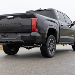 Flowmaster Exhaust System Kit, American Thunder ® Cat Back System, 409 Stainless Steel, With Mufflers, 3 to 2-1/2 Inch Pipe Diameter – 818140