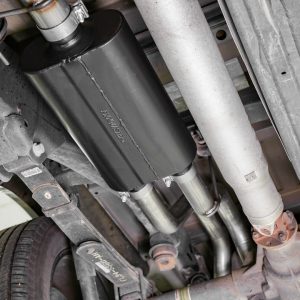 Flowmaster Exhaust System Kit, Force II ® Cat Back System, 409S Stainless Steel, With Muffler, 4 Inch Pipe Diameter – 818147