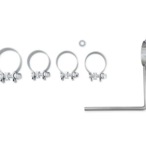 Flowmaster Exhaust System Kit, American Thunder ® Cat Back System, 409S Stainless Steel, With Muffler, 2-1/2 Inch and 3 Inch Pipe Diameter – 818150