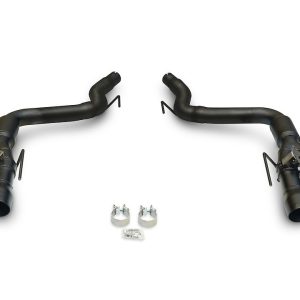 Flowmaster Exhaust System Kit, Outlaw Axle Back System, Stainless Steel, With Mufflers, 3 Inch Pipe Diameter, Dual Exhaust with Quad Exit – 818159