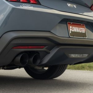 Flowmaster Exhaust System Kit, Outlaw Axle Back System, Stainless Steel, With Mufflers, 3 Inch Pipe Diameter, Dual Exhaust with Quad Exit – 818159