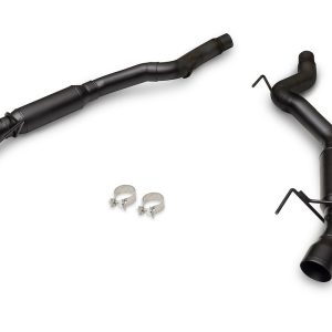 Flowmaster Exhaust System Kit, Outlaw Axle Back System, Stainless Steel, With Mufflers, 3 Inch Pipe Diameter, Dual Exhaust with Dual Exit – 818160