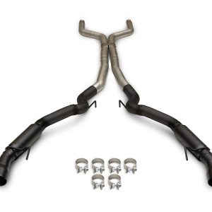 Flowmaster Exhaust System Kit, Outlaw Cat Back System, 409 Stainless Steel, With Mufflers, 3 Inch Pipe Diameter, Dual Exhaust Dual Exit – 818161