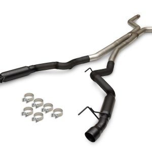 Flowmaster Exhaust System Kit, Outlaw Cat Back System, 409 Stainless Steel, With Mufflers, 3 Inch Pipe Diameter, Dual Exhaust Dual Exit – 818161