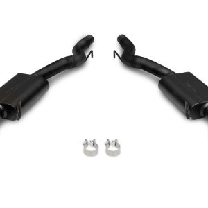 Flowmaster Exhaust System Kit, American Thunder ® Axle Back System, 409 Stainless Steel, With Mufflers, 3 Inch Pipe Diameter – 818162