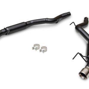 Flowmaster Exhaust System Kit, Outlaw Axle Back System, Stainless Steel, With Mufflers, 3 Inch Pipe Diameter, Dual Exhaust with Dual Exit – 818163