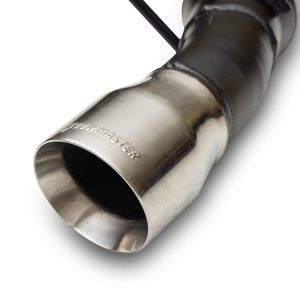 Flowmaster Exhaust System Kit, Outlaw Axle Back System, Stainless Steel, With Mufflers, 3 Inch Pipe Diameter, Dual Exhaust with Dual Exit – 818163