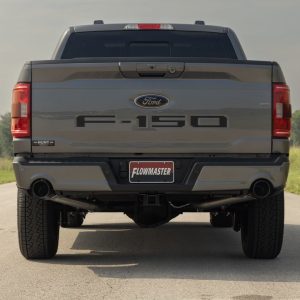 Flowmaster Exhaust System Kit, Outlaw ® Cat-Back System, 409 Stainless Steel, With Muffler, 3 Inch Pipe Diameter, Single Exhaust Dual Exit – 818168