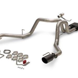 Flowmaster Exhaust System Kit, American Thunder® Cat-Back System, 409S Stainless Steel, With Muffler, 3 Inch Pipe Diameter – 818169