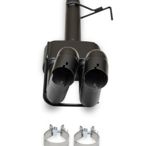 Flowmaster Exhaust Muffler, Outlaw, 9-1/2 Inch Width X 4 Inch Height Oval Stainless Steel Case, Single 2-3/4 Inch Center Inlet – 818171