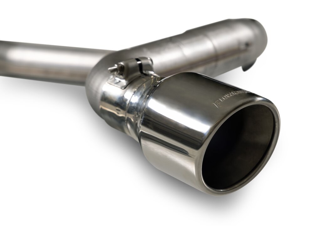 Flowmaster Exhaust System Kit, American Thunder® Cat-Back System, 409 Stainless Steel, With Muffler, 3 to 2-1/2 Inch Pipe Diameter – 818176