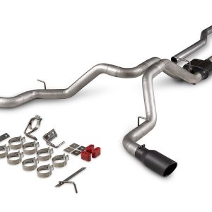 Flowmaster Exhaust System Kit, Outlaw Extreme Cat Back System, 409 Stainless Steel, With Muffler, 3 Inch Pipe Diameter – 818192