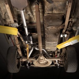Flowmaster Exhaust System Kit, Outlaw Extreme Cat Back System, 409 Stainless Steel, With Muffler, 3 Inch Pipe Diameter – 818192