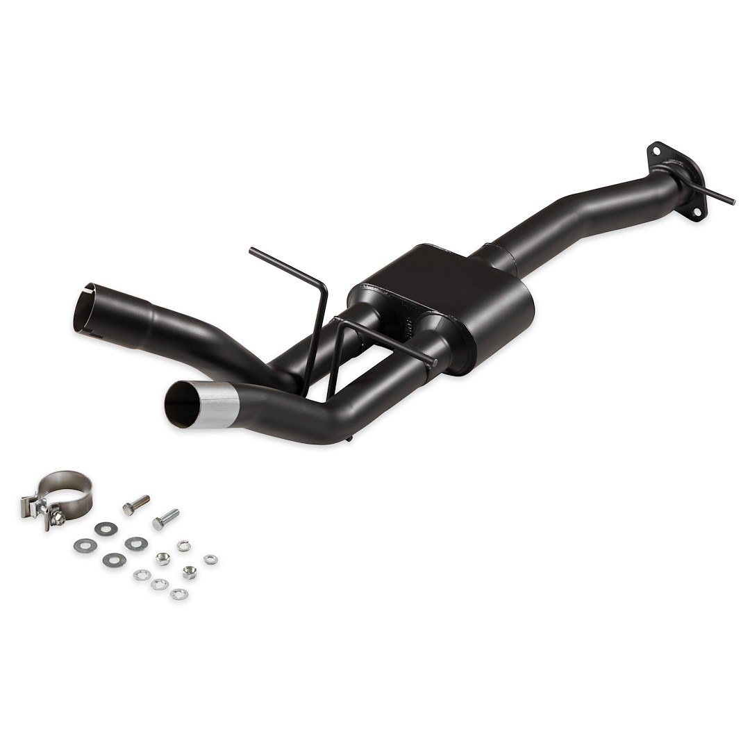Flowmaster Exhaust Muffler, American Thunder®, Oval 409S Stainless Steel Case, 3 Inch Center Inlet, Dual 2-1/2 Inch Dual Outlet – 818196
