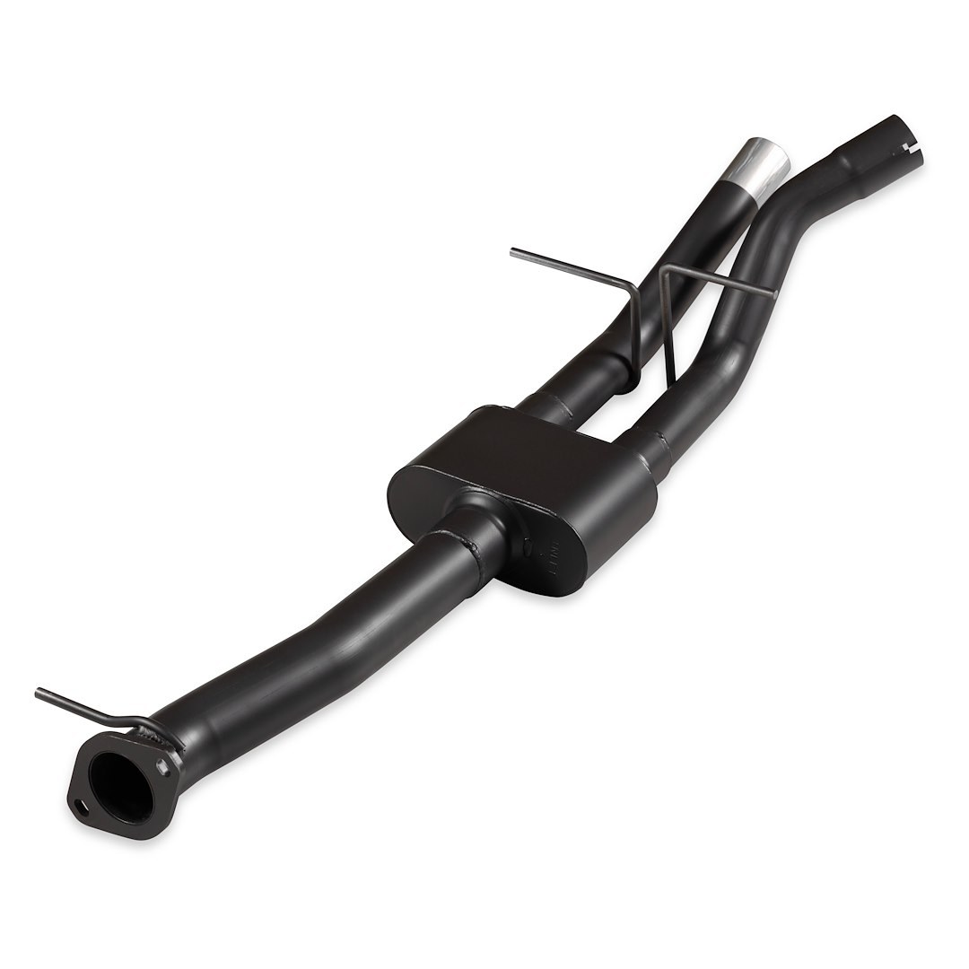 Flowmaster Exhaust Muffler, American Thunder®, Oval 409S Stainless Steel Case, 3 Inch Center Inlet, Dual 2-1/2 Inch Dual Outlet – 818196