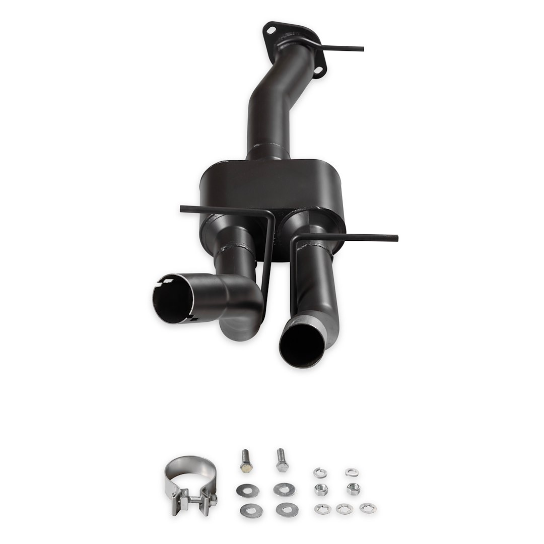 Flowmaster Exhaust Muffler, American Thunder®, Oval 409S Stainless Steel Case, 3 Inch Center Inlet, Dual 2-1/2 Inch Dual Outlet – 818196