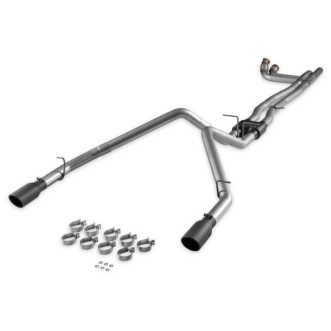 Flowmaster Exhaust System Kit, Outlaw Cat Back System, 409 Stainless Steel, With Muffler, 3 Inch Pipe Diameter, Dual Exhaust with Dual Exit – 818197