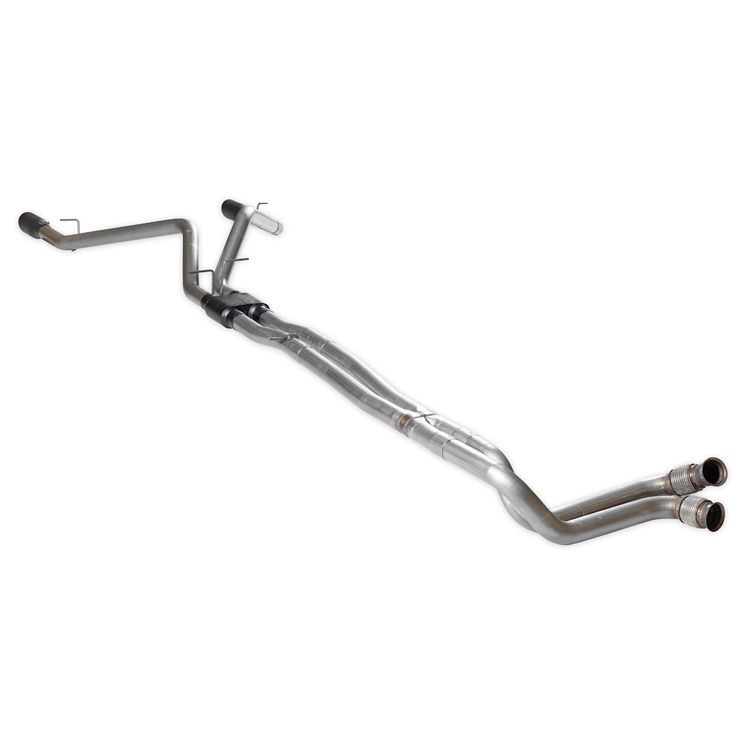 Flowmaster Exhaust System Kit, Outlaw Cat Back System, 409 Stainless Steel, With Muffler, 3 Inch Pipe Diameter, Dual Exhaust with Dual Exit – 818197