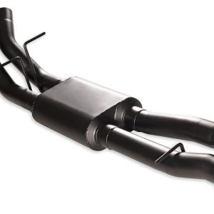 Flowmaster Exhaust Muffler, American Thunder®, Oval 409 Stainless Steel Case, 3 Inch Dual Inlet, 3 Inch Dual Outlet, 59 Inch Overall Length – 818204