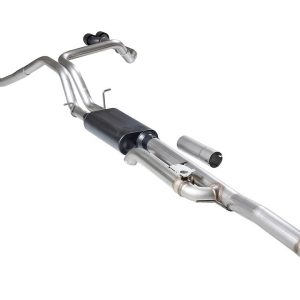Flowmaster Exhaust System Kit, American Thunder® Cat-Back System, 409 Stainless Steel, With Muffler, 3-1/2 Inch to 2-1/2 Inch Pipe Diameter – 818206