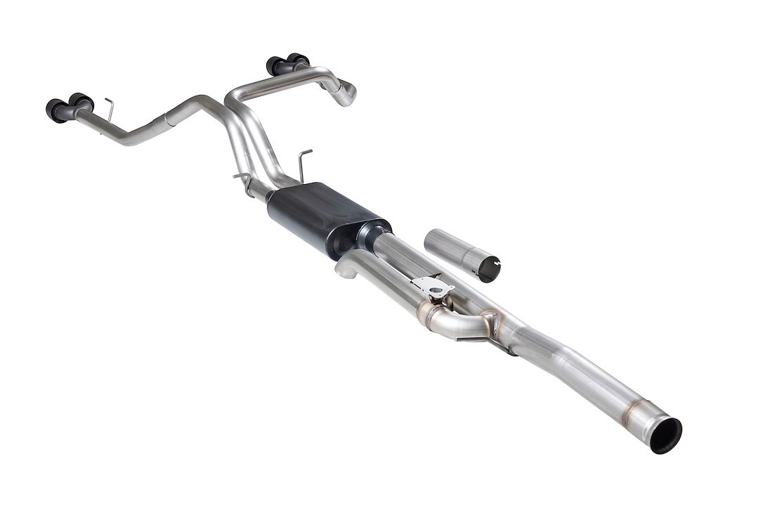 Flowmaster Exhaust System Kit, American Thunder® Cat-Back System, 409 Stainless Steel, With Muffler, 3-1/2 Inch to 2-1/2 Inch Pipe Diameter – 818206