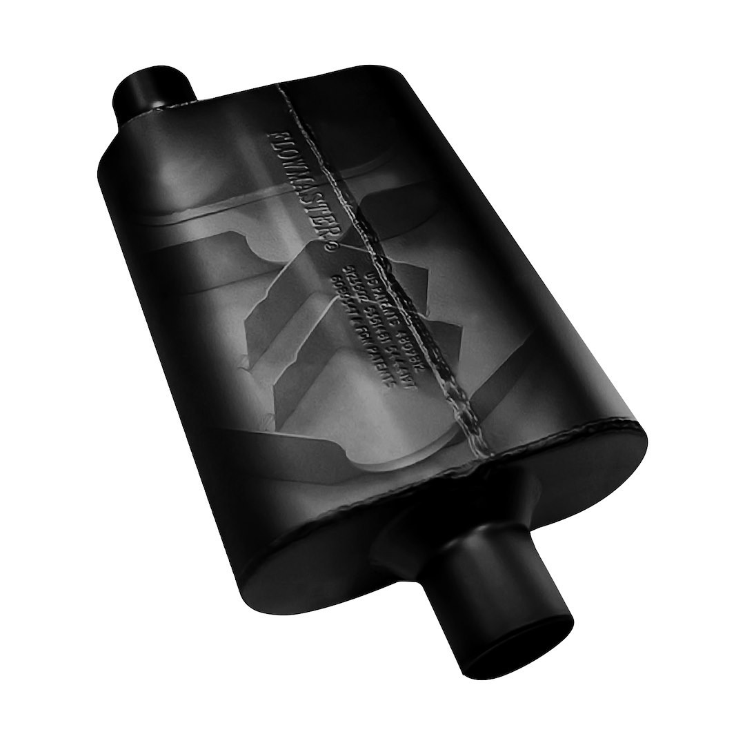 Flowmaster Exhaust Muffler, Super 44 ™ Delta Flow ®, 9-3/4 Inch Width X 4 Inch Height Stainless Steel Case, Single 2-1/4 Inch Offset Inlet – 842446