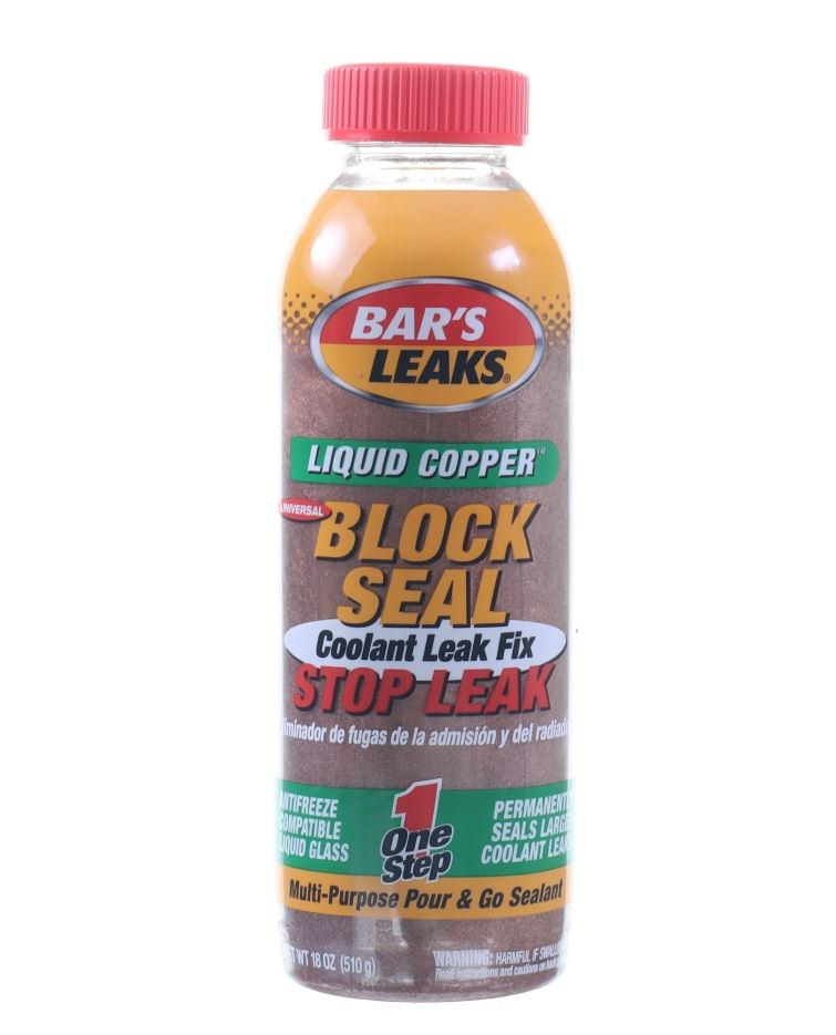 Bars Product Radiator Sealer, Liquid Copper ™, Use to Seal Larger Leaks and Repairs Heater Core Leaks/ Freeze Plugs/ Block Leaks – 1109