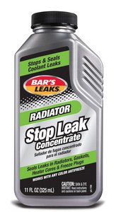 Bars Product Radiator Sealer, Use to Seal Radiator Leaks/ Seals Freeze Plug Leaks/ Seals Heater Core Leaks, Coolant Additive, 11 Ounce Bottle – 1196