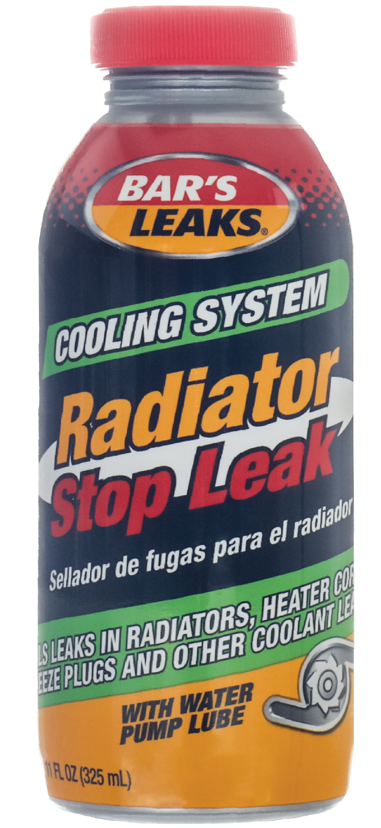 Bars Product Radiator Sealer, Used to Stop Leaks/ Lubricates Water Pump Seal/ Helps Control Electrolysis, Coolant Additive, 11 Ounce Bottle – 1199