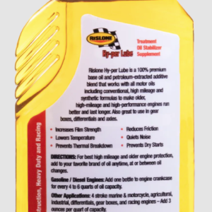 Bars Product Oil Additive, Rislone ®, Use with High Mileage Engine Oils – 4400