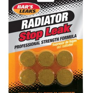 Bars Product Radiator Sealer, Works with All Types of Antifreeze/ Lubricates Water Pump Seal/ Inhibits Rust and Corrosion, Tablet, 2.1 Ounce – HDC