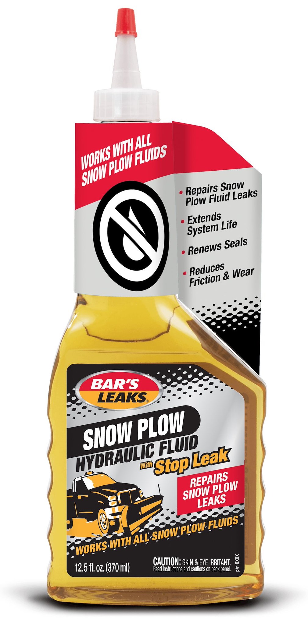 Bars Product Snow Plow Hydraulic Fluid, Repairs Snow Plow Fluid Leaks, 12.5 Ounce, Single – HSP12