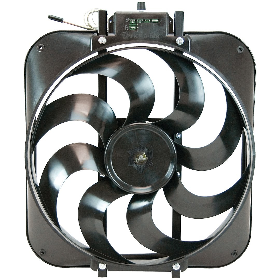 Flexalite Cooling Fan, Black Magic S-Blade, Electric, 3000 Cubic Feet Per Minute – 109304